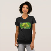 T-shirt Objets de coordination de violette jaune sauvage (Devant entier)