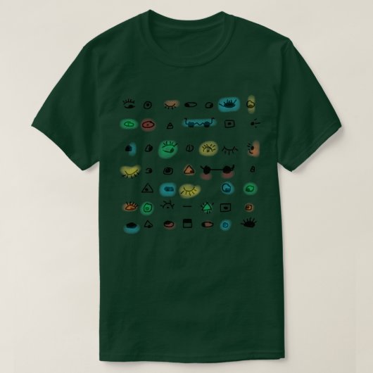 T-shirt Objets d'illustration Abstraits 1 (Design devant)