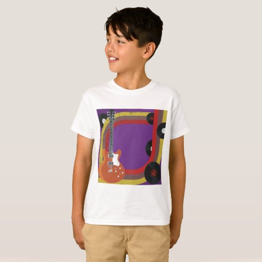 T-shirt Objets Musique Rétro (Devant entier)