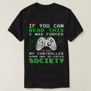 T-shirt Obligé de faire une pause - Art de manette de game