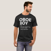 T-shirt Oboe Boy Définition Oboe Player 1 (Devant entier)