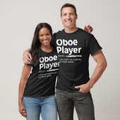 T-shirt Oboe Player Définition Oboe (Unisexe)