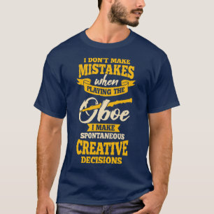 T-shirt Oboe Player Instrument Oboist Cadeau