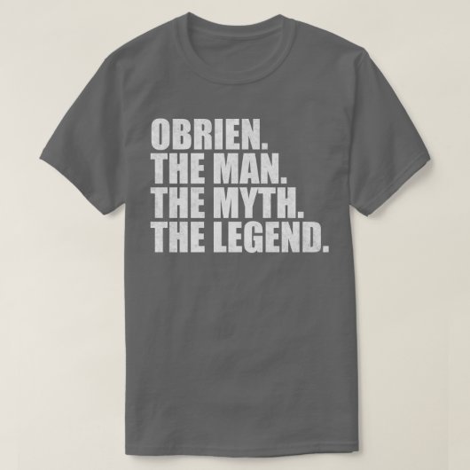 T-shirt ObrienObrien Nom de famille Obrien Nom de famille  (Design devant)