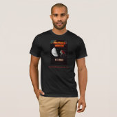 T-shirt Obscurité de base rompue T d'horizon avec (Devant entier)