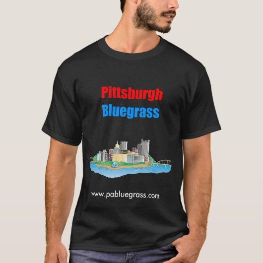 T-shirt Obscurité de Bluegrass de Pittsburgh (Devant)