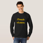 T-shirt obscurité d'uLearn d'iTeach (Devant entier)