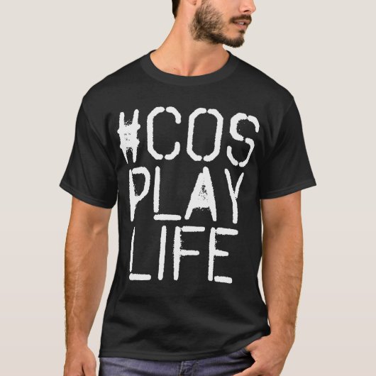 T-shirt Obscurité graphique de #CosplayLife (Devant)