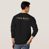 T-shirt Obscurité pure d'or 2 côtés (Dos entier)