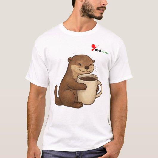 T-shirt Obsédé par le café (Devant)