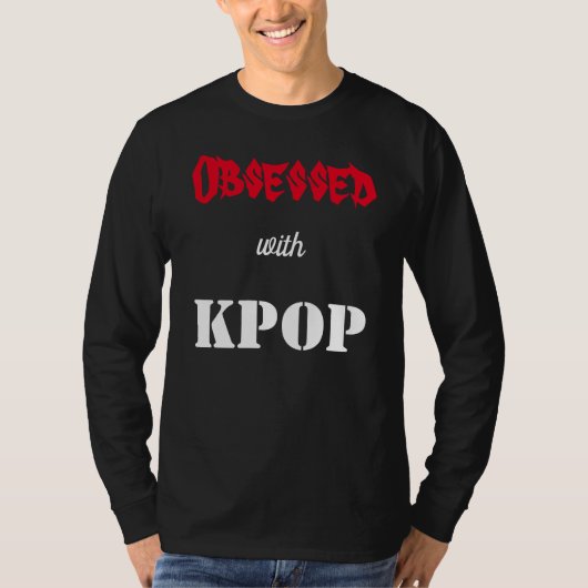 T-shirt Obsédée par KPOP (Devant)