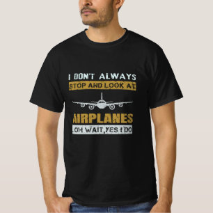 T-shirt Observateur d'avion