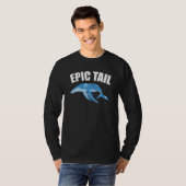 T-shirt Observateur de baleines Epic Tail Observation de b (Devant entier)