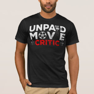 T-shirt Observateur de cinémas critique de cinéma non payé