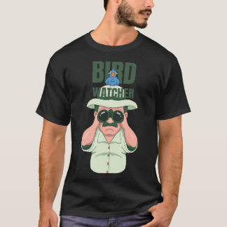 T-shirt Observateur d'oiseaux Passion pour l'ornithologie