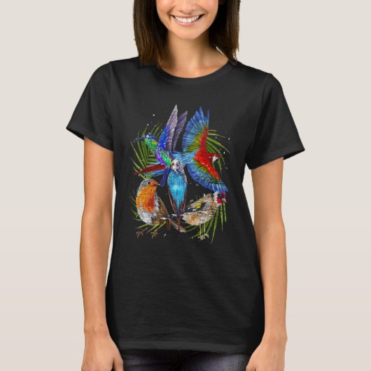 T-shirt Observation des oiseaux Oiseaux Oiseaux Oiseaux tr (Devant)