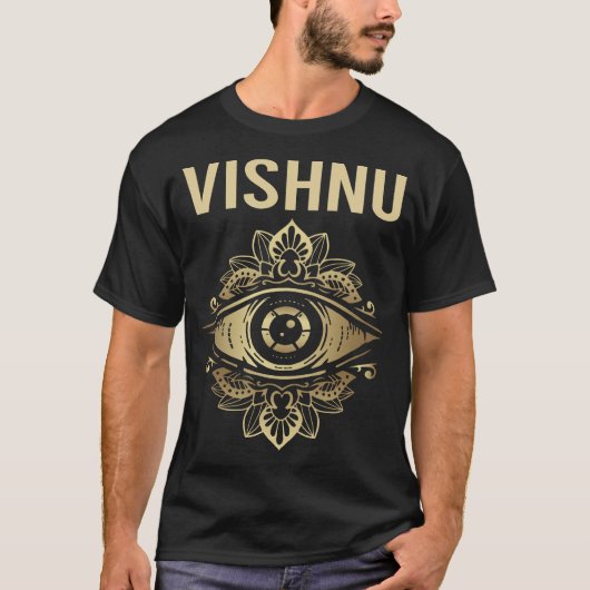 T-shirt Observation des yeux Vishnu (Devant)