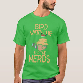 T-shirt Observation d'oiseaux Jumelles d'oiseaux Avian Plu