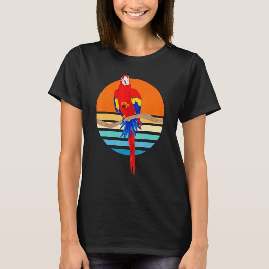 T-shirt Observation d'oiseaux Jungle Animal Exotic Bird Re (Devant)