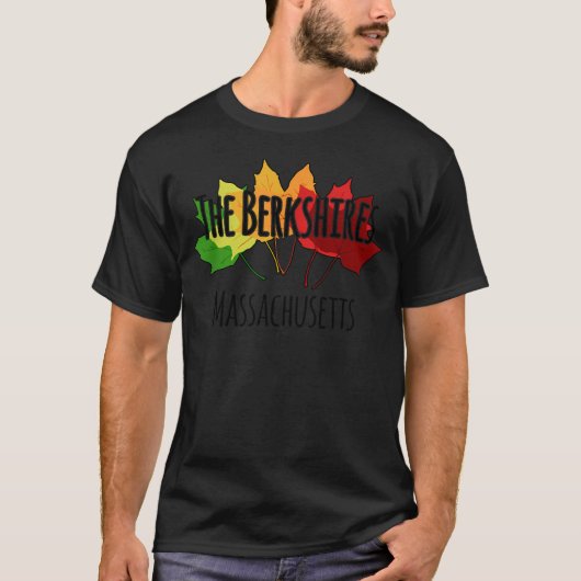 T-shirt Observation du feuillage - Les Berkshires (Devant)