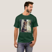 T-shirt Observation tigrée de chaton (Devant entier)