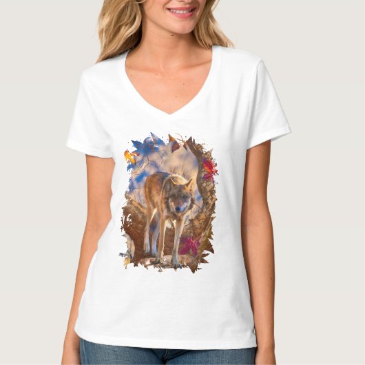 T-SHIRT OBSERVATOIRE WOLF AUTOMNE (Devant)