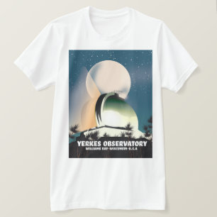 T-shirt Observatoire Yerkes Williams Bay, Wisconsin, États