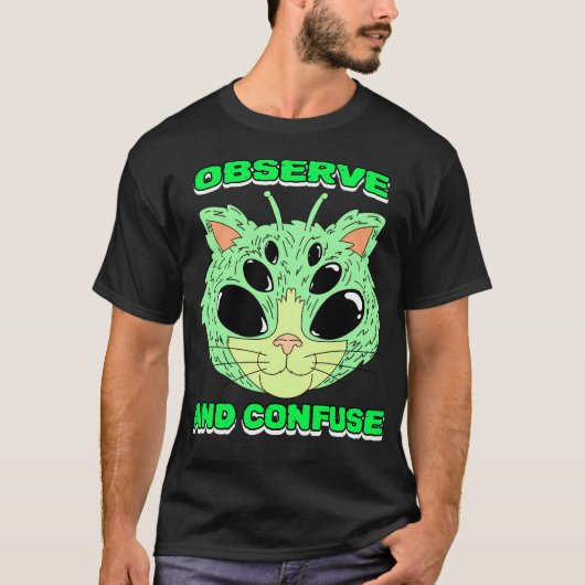 T-shirt Observer et Confondre (Devant)