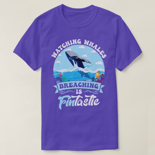 T-shirt Observer Les Baleines Atteindre Est FINtastic (Design devant)
