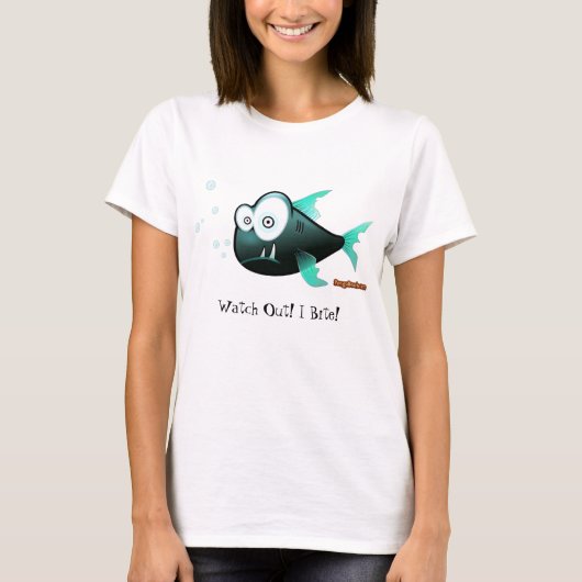 T-shirt Observez ! Je mords ! (Devant)