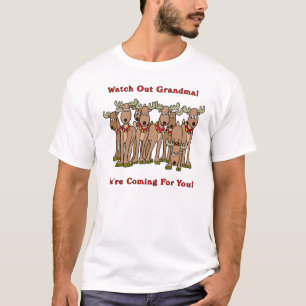 T-shirt Observez le renne de grand-maman