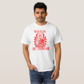 T-shirt Observez le trône 4 (Devant entier)