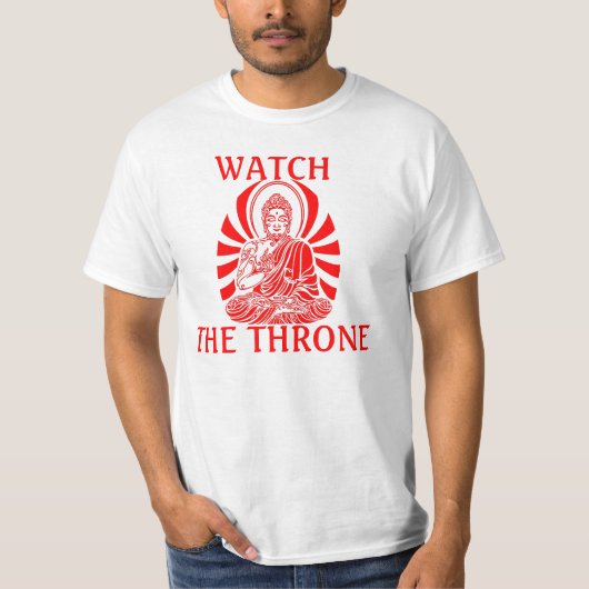 T-shirt Observez le trône 4 (Devant)