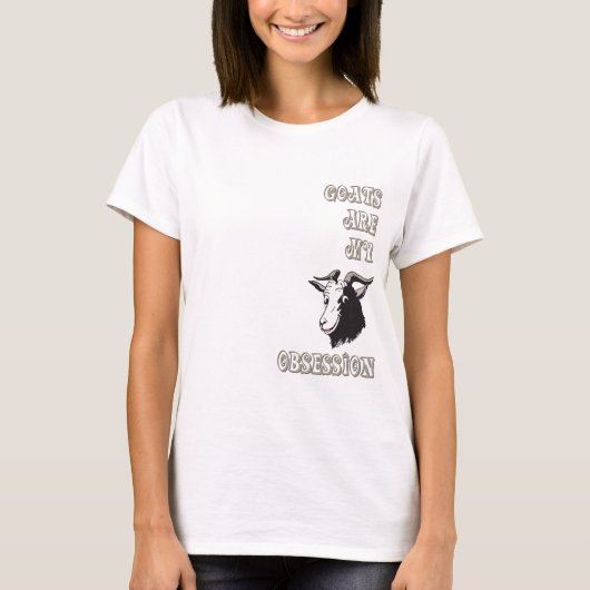 T-shirt Obsession de la chèvre (Devant)