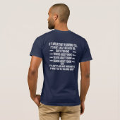 T-SHIRT OBSESSION DRÔLE DE PÊCHE (Dos entier)