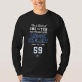 T-shirt Obsession Mason Englert 59 Tampa Bay MLBPA (Devant)