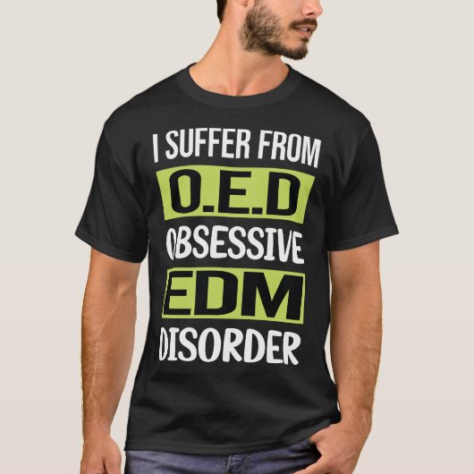 T-shirt Obsessionnel Love EDM (Devant)