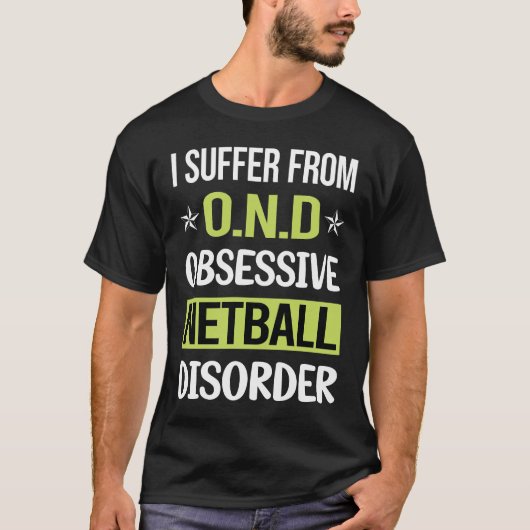 T-shirt Obsessionnel Love Netball (Devant)