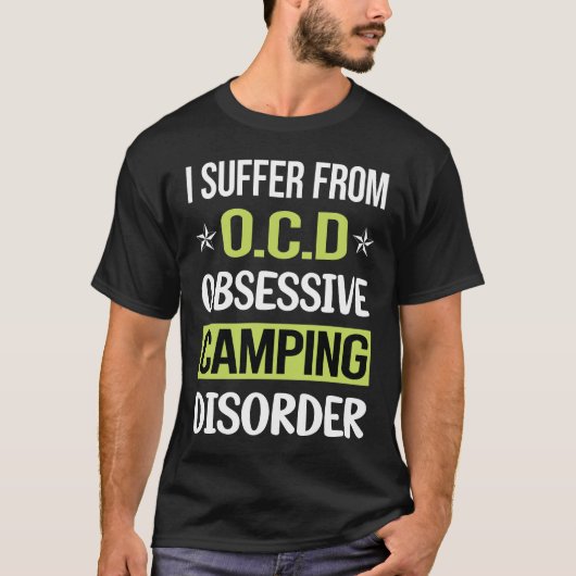 T-shirt Obsessive Love Camping Camper (Devant)