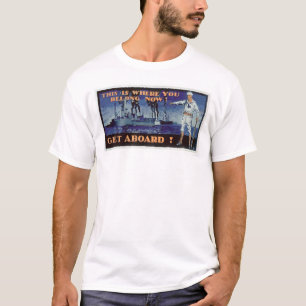 T-shirt Obtenez à bord ! (US02156)