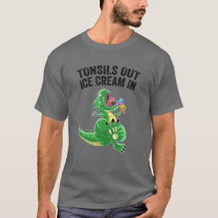 T-shirt Obtenez Bien Cadeaux Enfants Tonsils Dinosaure Ton