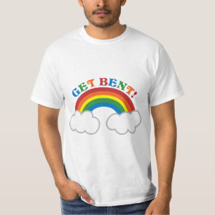 T-shirt OBTENEZ COUDÉ ! avec l'arc-en-ciel mignon