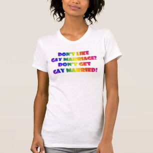 T-shirt Obtenez de luxe marié par homosexuel