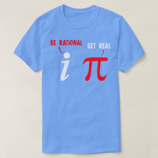 T-shirt Obtenez de vrais PI Rational MAth GIft Nerd (Design devant)