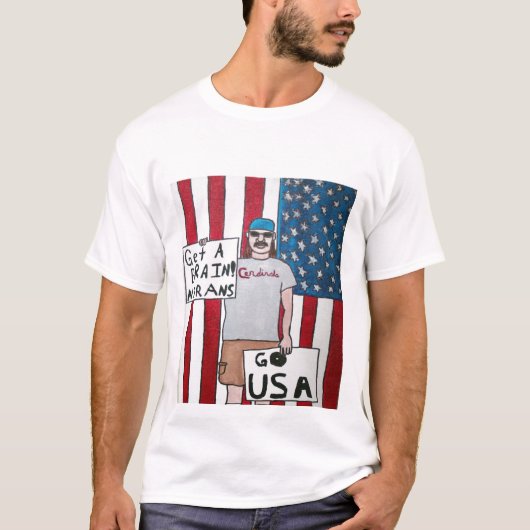 T-shirt Obtenez un cerveau ! (Devant)