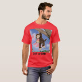 T-SHIRT OBTENEZ UNE POIGNÉE (Devant entier)