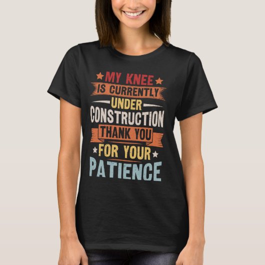 T-shirt Obtenez une soumission de chirurgie du genou pour  (Devant)