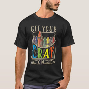 T-shirt Obtenez Votre Gris Sur Les Compétences De Colorati