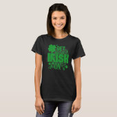 T-shirt Obtenez Votre Irlandais Sur Les Hommes Shamrocks F (Devant entier)