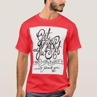 T-shirt Obtenez votre vaccin contre la grippe autocollant 